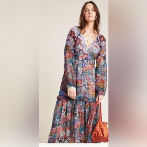 Never been worn gorgeous size small Maeve maxi dress